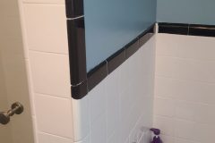 Refinished tile walls