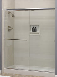 Shower doors and shower liners